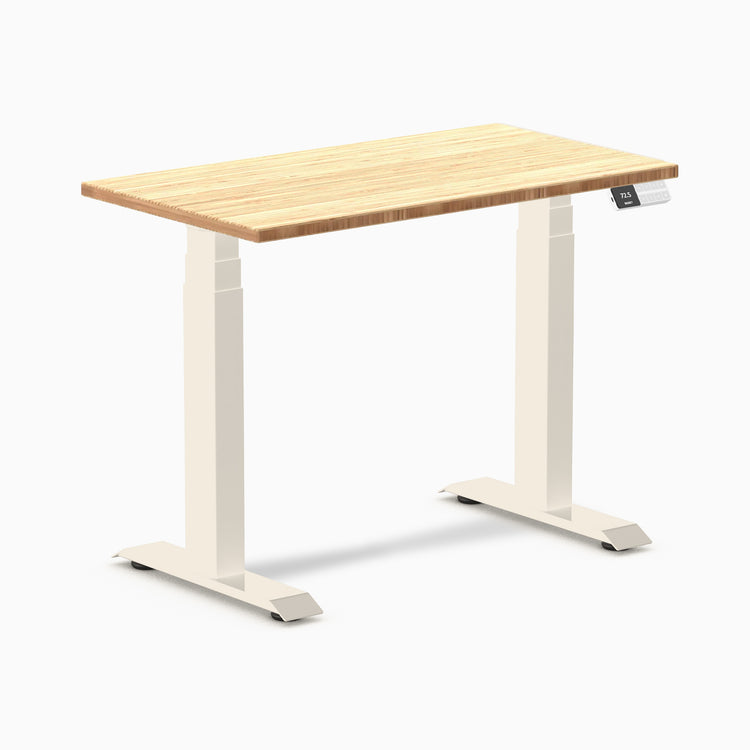 Desky Dual Mini Bamboo Sit Stand Desk