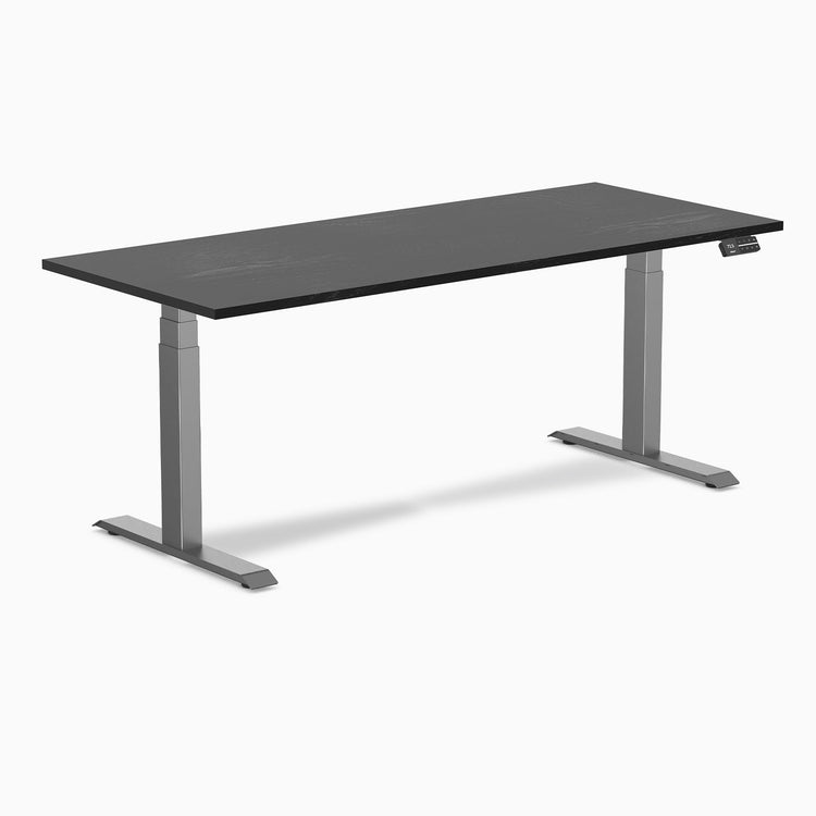 Desky Dual Hardwood Sit Stand Desk