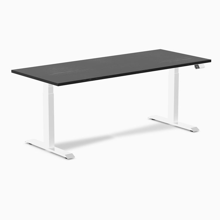 Desky Dual Hardwood Sit Stand Desk