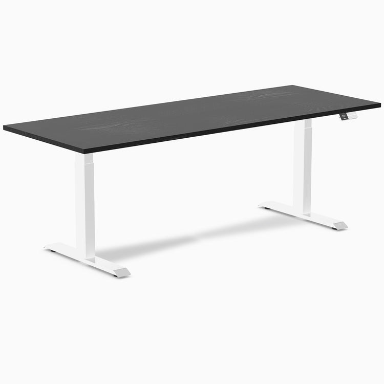 Desky Dual Hardwood Sit Stand Desk
