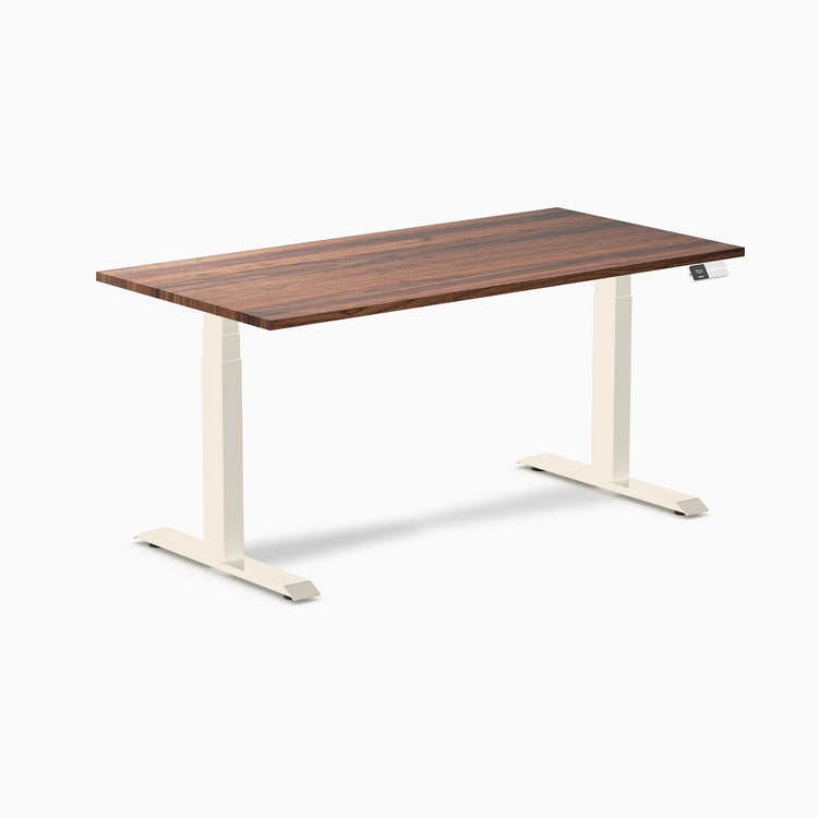 Desky Dual Hardwood Sit Stand Desk