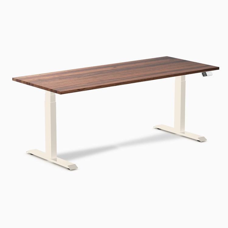 Desky Dual Hardwood Sit Stand Desk