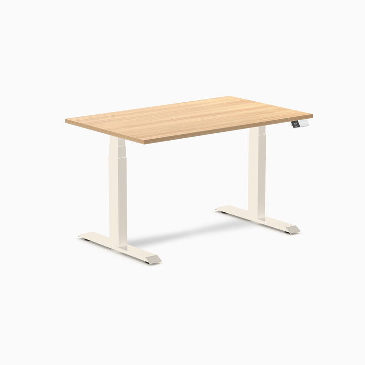 Desky Dual Melamine Sit Stand Desk
