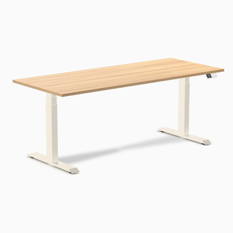 Desky Dual Melamine Sit Stand Desk