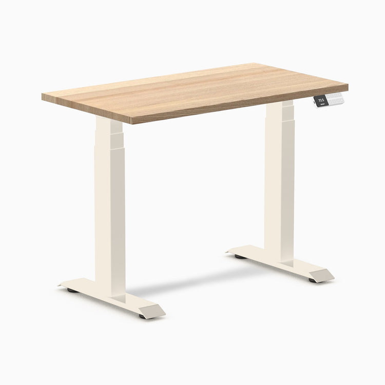 Desky Dual Mini Hardwood Sit Stand Desk