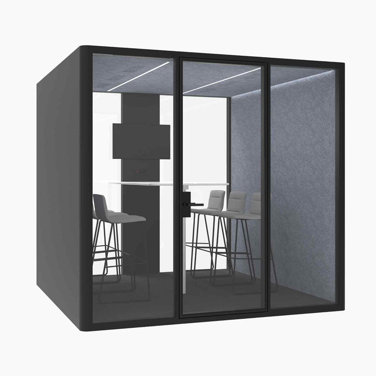 Hub Office Pod 6 Person Meeting Room Booth