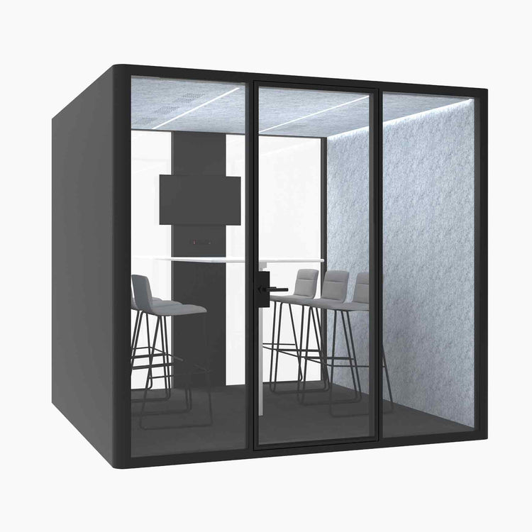 Hub Office Pod 6 Person Meeting Room Booth
