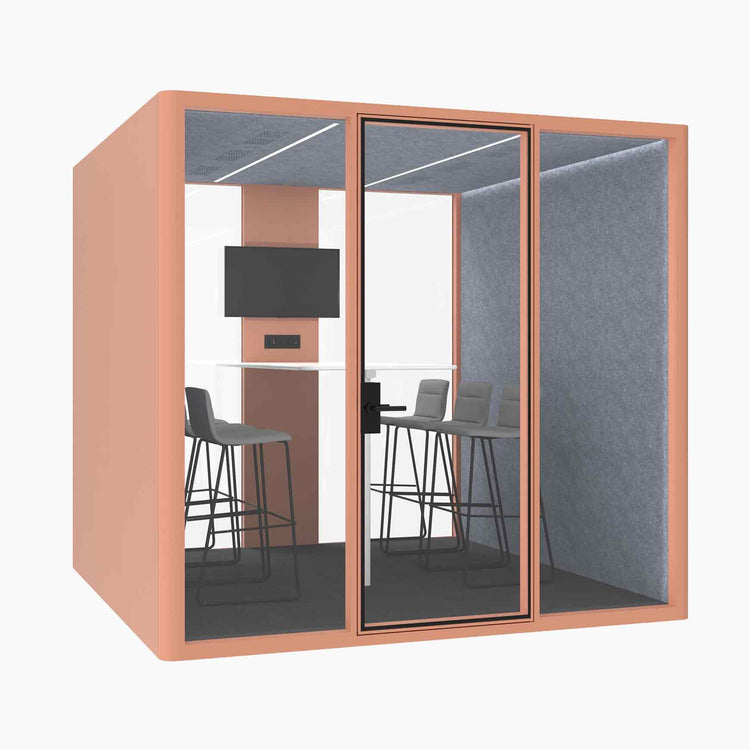 Hub Office Pod 6 Person Meeting Room Booth
