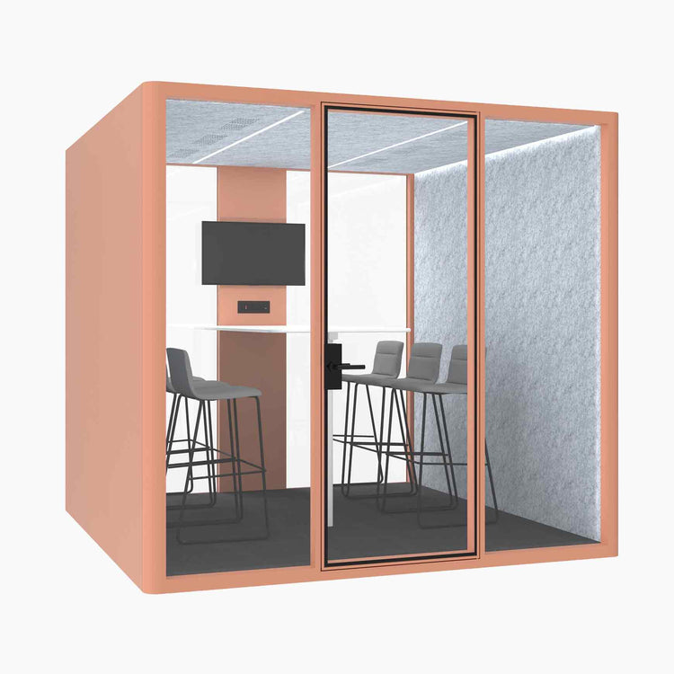 Hub Office Pod 6 Person Meeting Room Booth