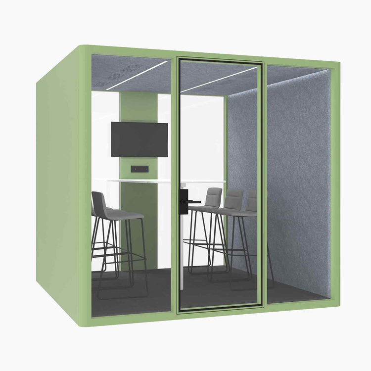 Hub Office Pod 6 Person Meeting Room Booth