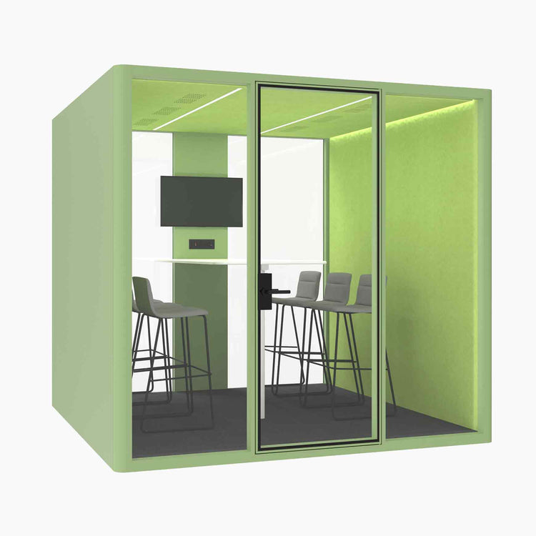 Hub Office Pod 6 Person Meeting Room Booth