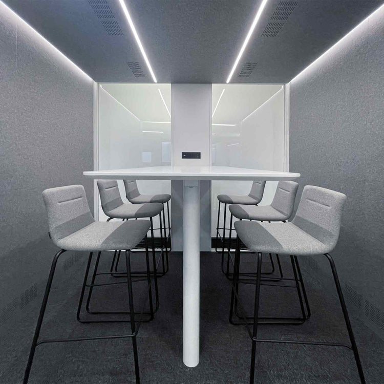 Hub Office Pod 6 Person Meeting Room Booth