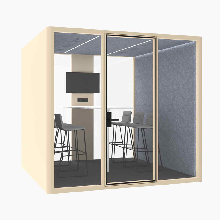 Hub Office Pod 6 Person Meeting Room Booth
