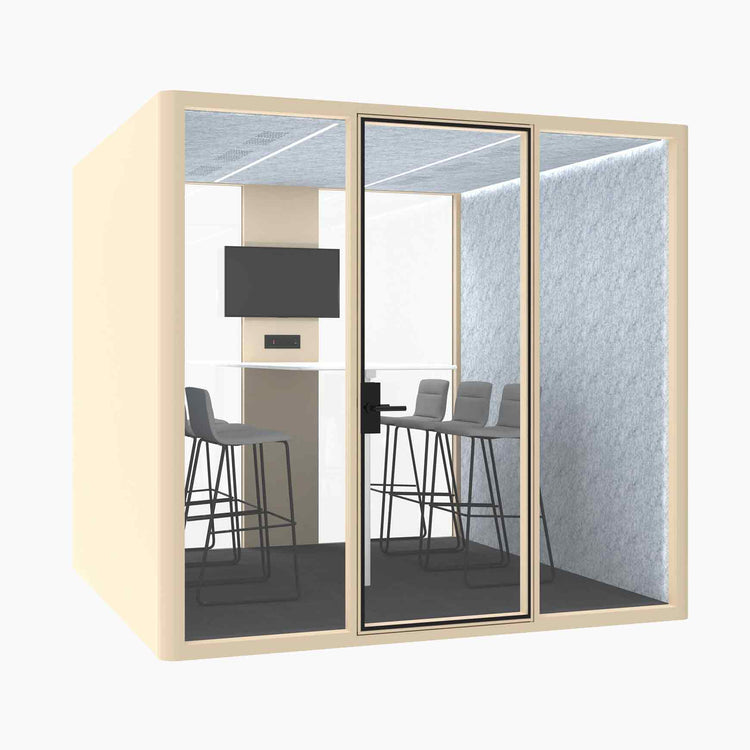 Hub Office Pod 6 Person Meeting Room Booth