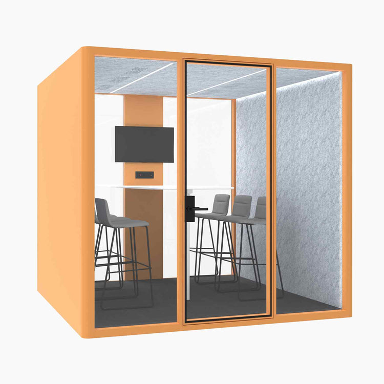 Hub Office Pod 6 Person Meeting Room Booth