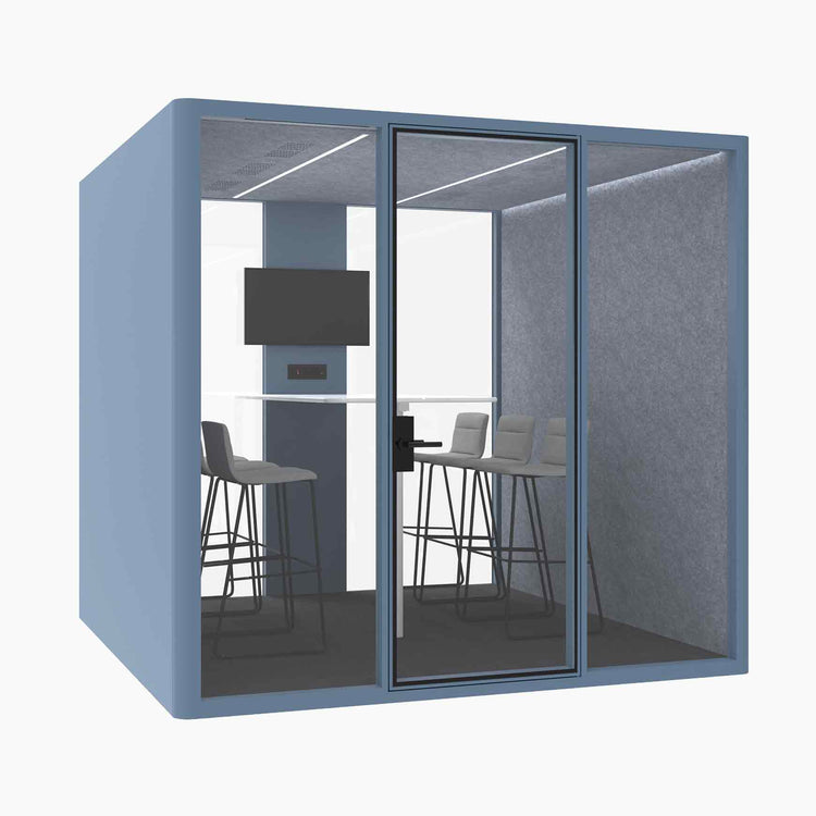 Hub Office Pod 6 Person Meeting Room Booth