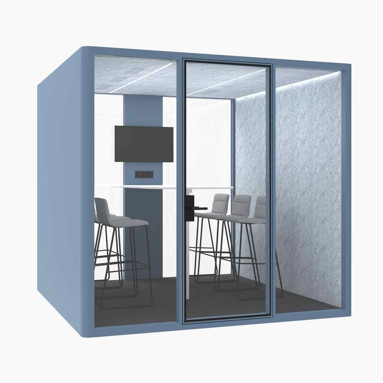 Hub Office Pod 6 Person Meeting Room Booth
