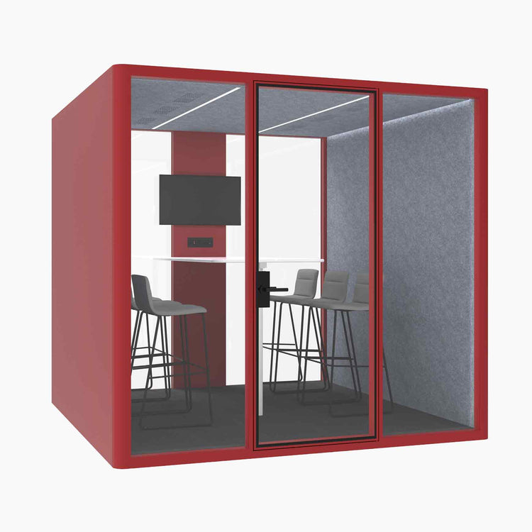 Hub Office Pod 6 Person Meeting Room Booth
