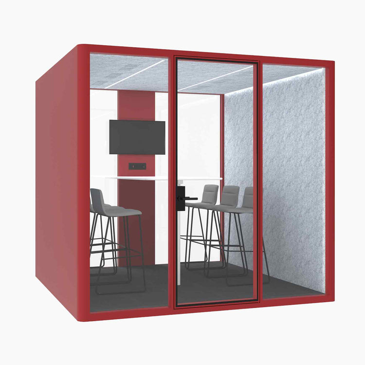 Hub Office Pod 6 Person Meeting Room Booth