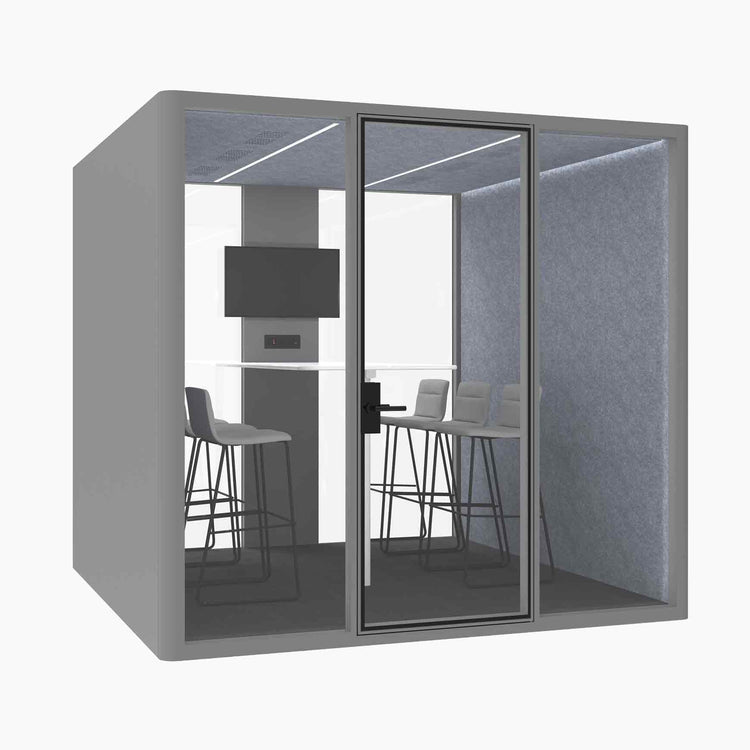 Hub Office Pod 6 Person Meeting Room Booth