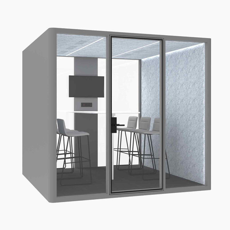 Hub Office Pod 6 Person Meeting Room Booth