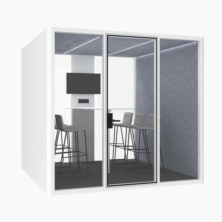 Hub Office Pod 6 Person Meeting Room Booth