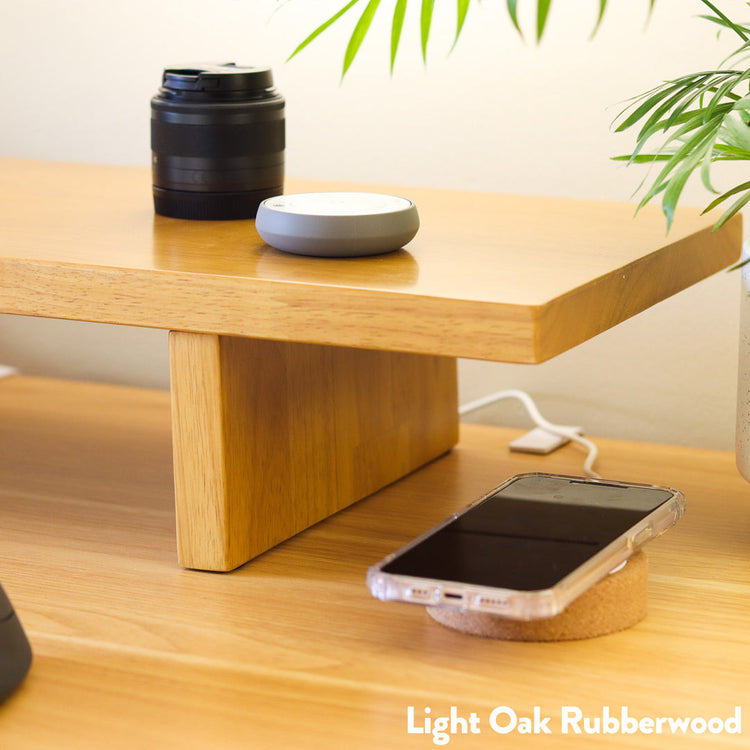 Desky Monitor Stand Light Oak -Desky®