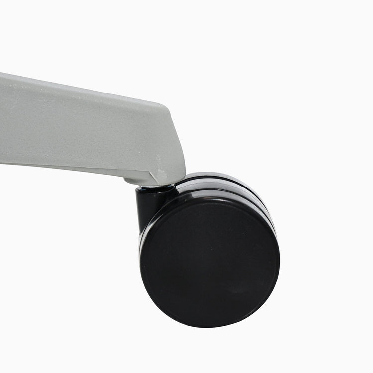 white mesh office caster wheels