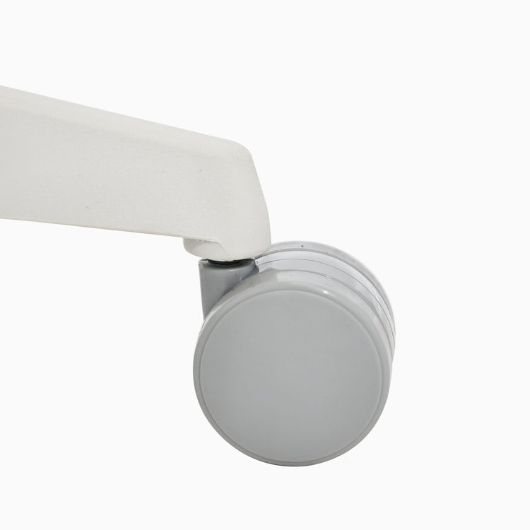 white nylon caster wheels chair