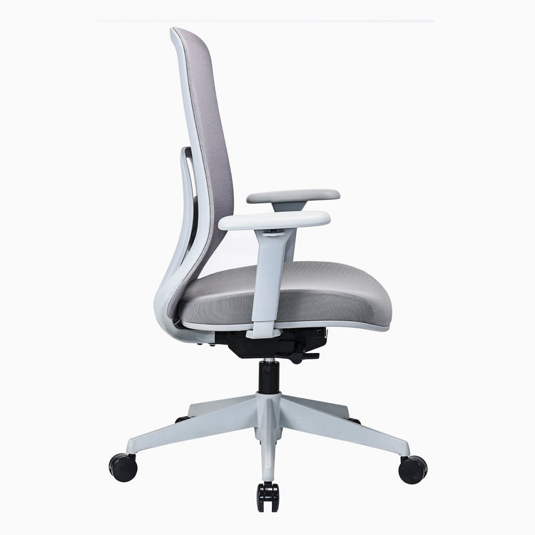 3d armrests office chair in white