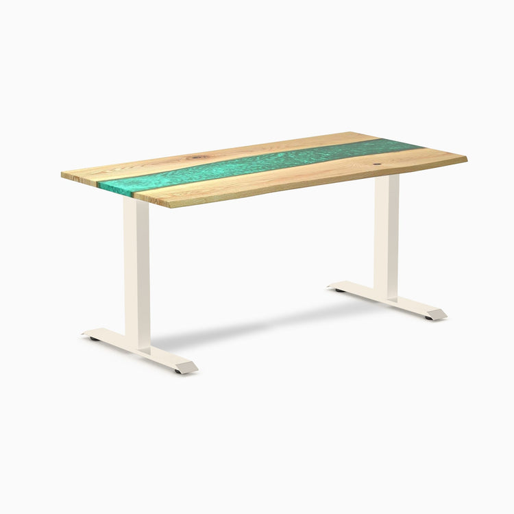 Desky Zero Resin Hardwood Office Desk