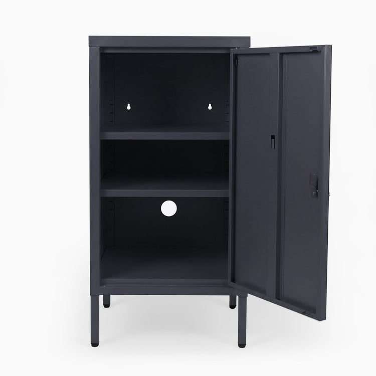 Desky Sidekick Metal Locker Cabinet-Accessories-Desky-Black-Right Opening-DeskyÌâå¨ Australia