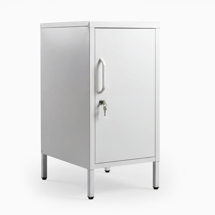 Desky Sidekick Metal Locker Cabinet-Accessories-Desky-White-Right Opening-DeskyÌâå¨ Australia