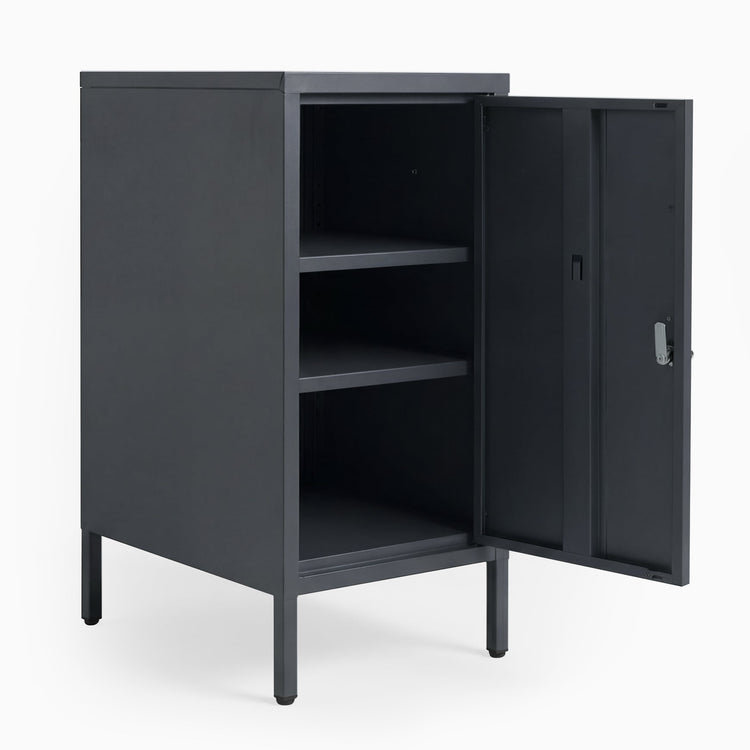 Desky Sidekick Metal Locker Cabinet-Accessories-Desky-Black-Right Opening-DeskyÌâå¨ Australia