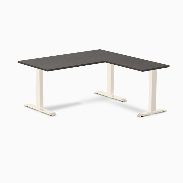 Desky Zero Melamine L-Shape Office Desk