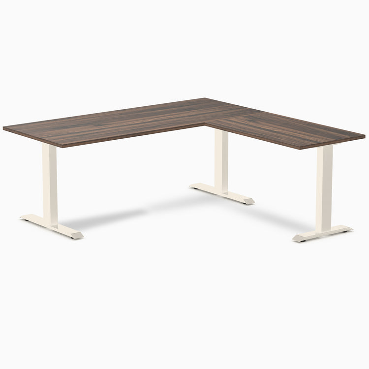 Desky Zero Melamine L-Shape Office Desk