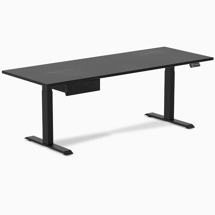 Desky Dual Hardwood Standing Desk With Drawer-DeskyÌâå¨ Australia