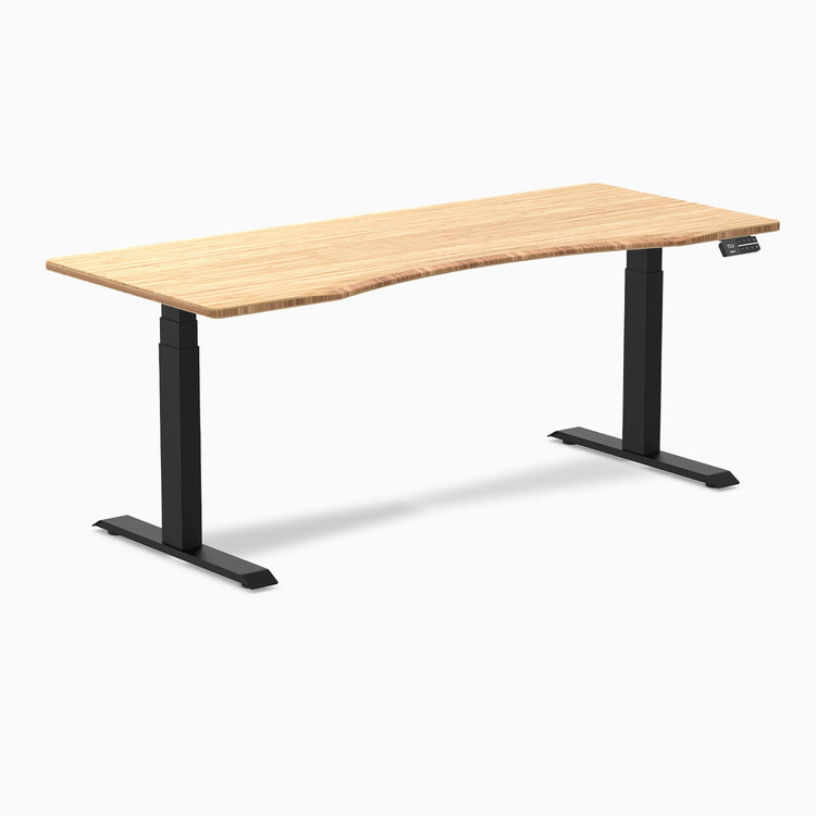 dual ergo edge standing desk bamboo