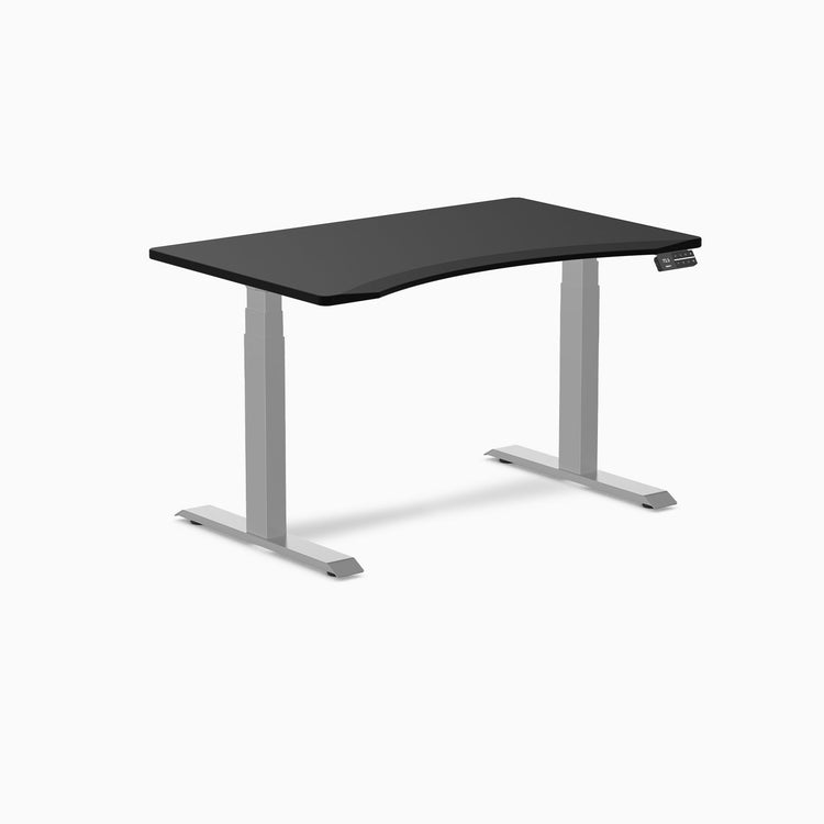 Electric dual ergo edge standing desk black - Desky