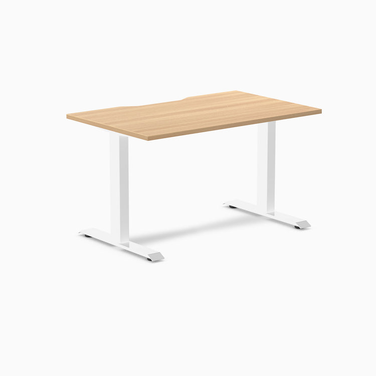 Fixed scalloped sublime teak desk