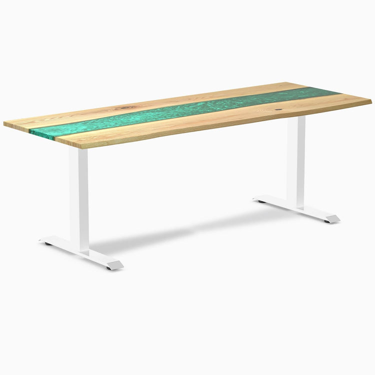 Desky Zero Resin Hardwood Office Desk