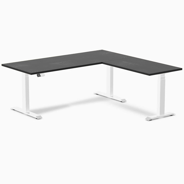 Desky Hardwood L-Shape Sit Stand Desk-DeskyÌâå¨ Australia