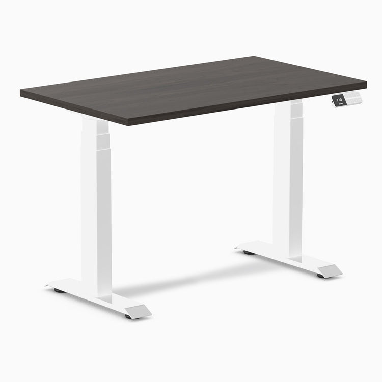 Desky Dual Mini Sit Stand Desk-burnished wood DeskyÌâå¨