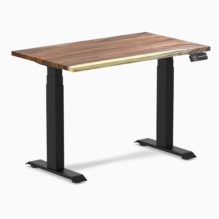 Desky Dual Mini Hardwood Sit Stand Desk-Hardwood Saman DeskyÌâå¨