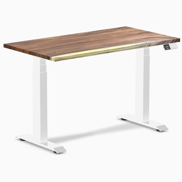 Desky Dual Mini Hardwood Sit Stand Desk-Hardwood Saman DeskyÌâå¨