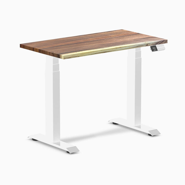 Desky Dual Mini Hardwood Sit Stand Desk-Hardwood Saman DeskyÌâå¨