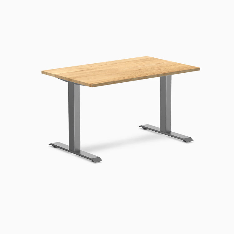 Desky Zero Hardwood Office Desk-Desks-Desky-White Oak-1200x750mm-Space Grey-DeskyÌâå¨ Australia