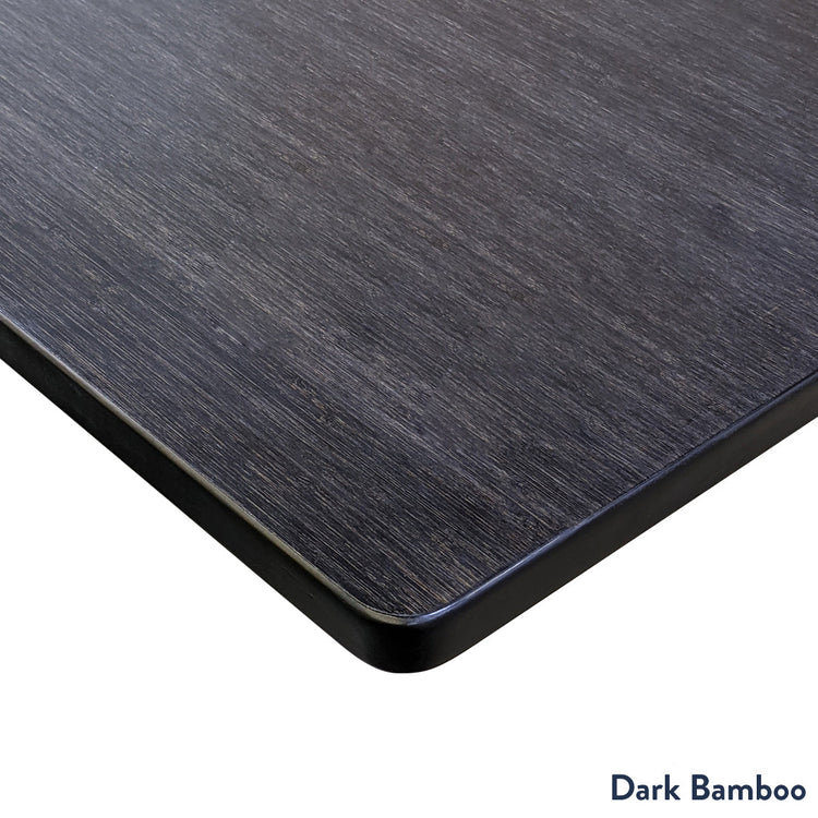 dark bamboo desktop finish