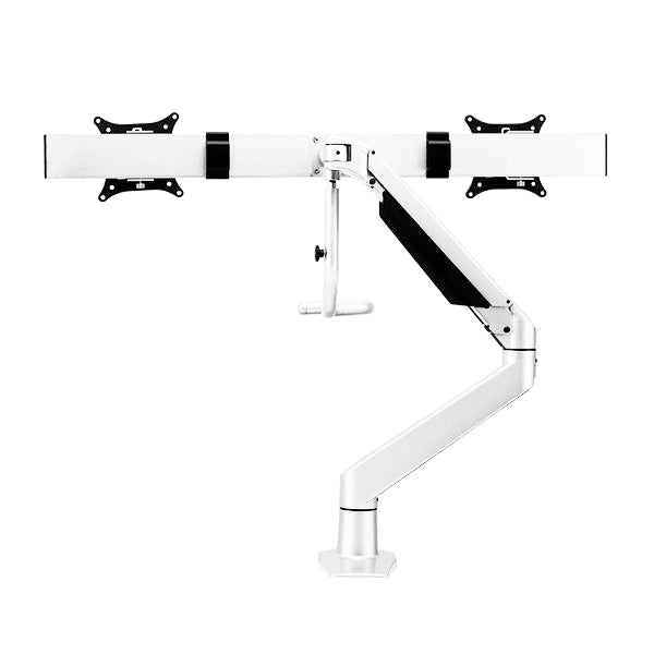 Desky Dual Bar Monitor Arm White - Desky