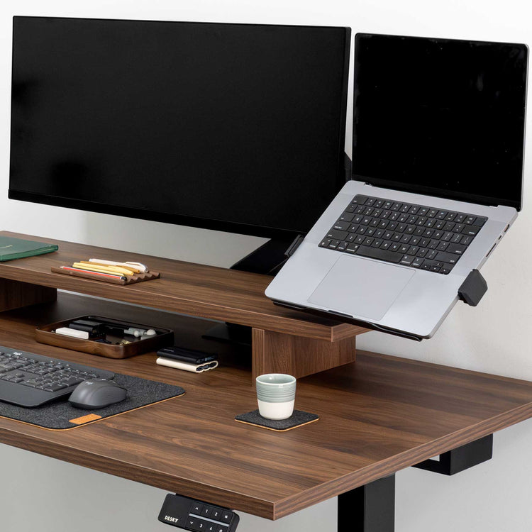 Desky Expandable Laptop Mount-Monitor Arms-Desky-Black-DeskyÌâå¨ Australia